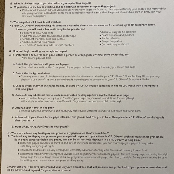 Christmas Scrapbooking Kit - Picture 3 of 3